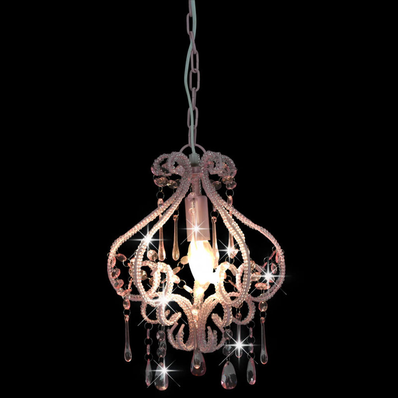Altrincham 1 - Light Chandelier Pendant, Pink
