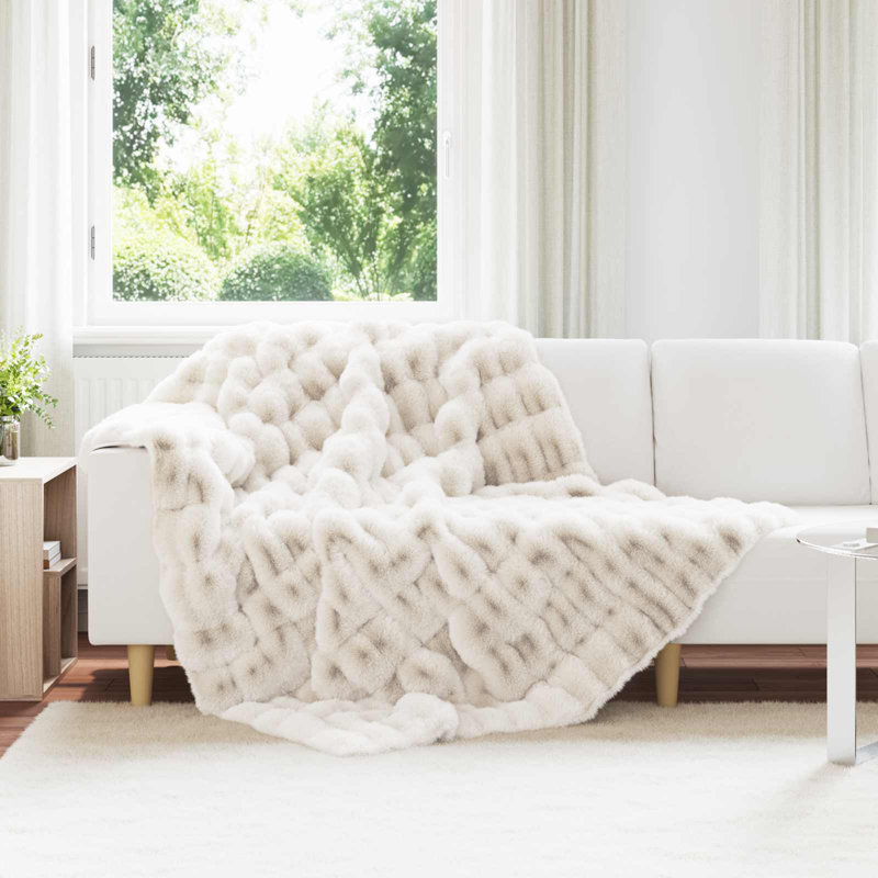 1-36 Throw Blanket, 150cm x 220cm, White