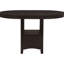 Extension de table de comptoir, offrant plus d'espace, combinant une table de salle à manger avec une finition classique et moderne avec extension, mélange de styles, convient à la pièce