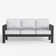 Alturas Standalone Product 73" Wide Outdoor Reversible Patio Sofa with Cushions