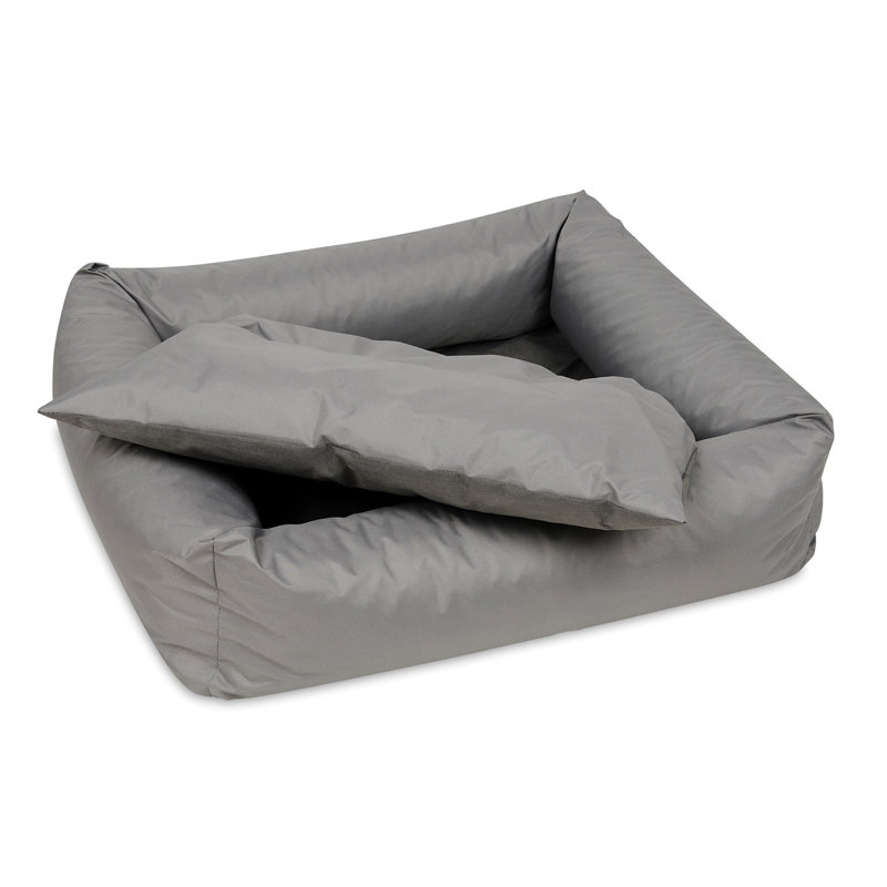 Theodis Pet Bed, 17cm H x 100cm W x 82cm D, Grey, Extra Large