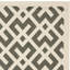 Tapis intérieur / extérieur noir / beige à motif géométrique Arneshia-20794172
