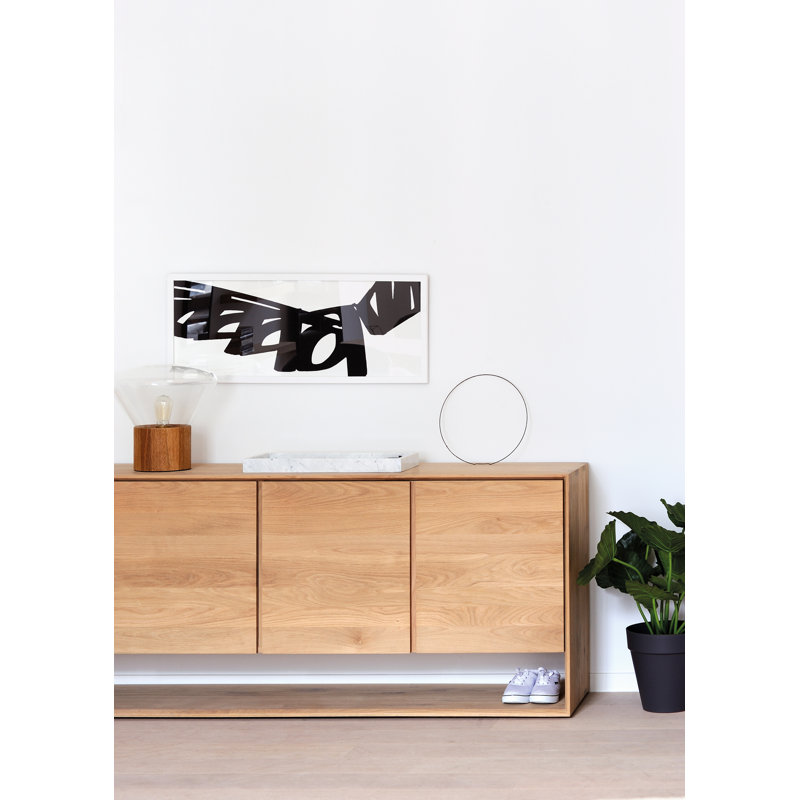 Nordic 62.2'' W Solid Wood Sideboard