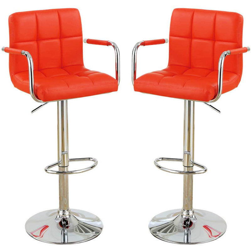 Tabouret Kapri, Rouge