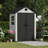EHHLY Tall Resin Garden Storage Shed with Window, Waterproof Lockable Cabinet-116526411