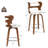 Myrtis Swivel Upholstered Bar Stool (Set of 4) -359474187