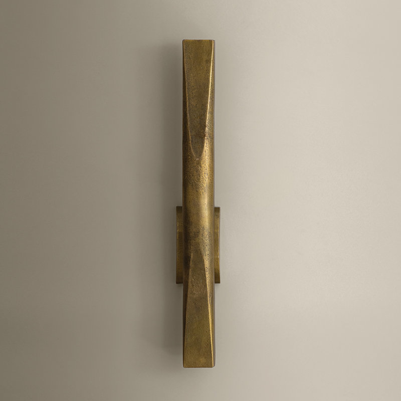 Applique murale intégrée à 2 lumières DEL à intensité variable Oulu 2,75 po, H 19,75 po x l 2,75 po x P 2,5 po, 800, 13