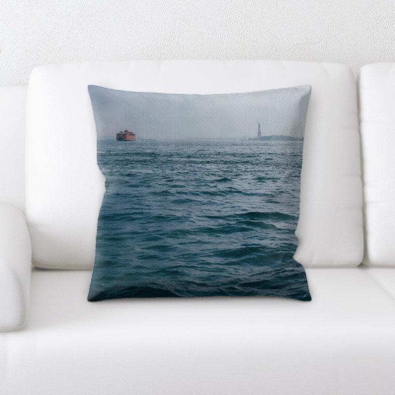 Housse et insert de coussin carré Statue