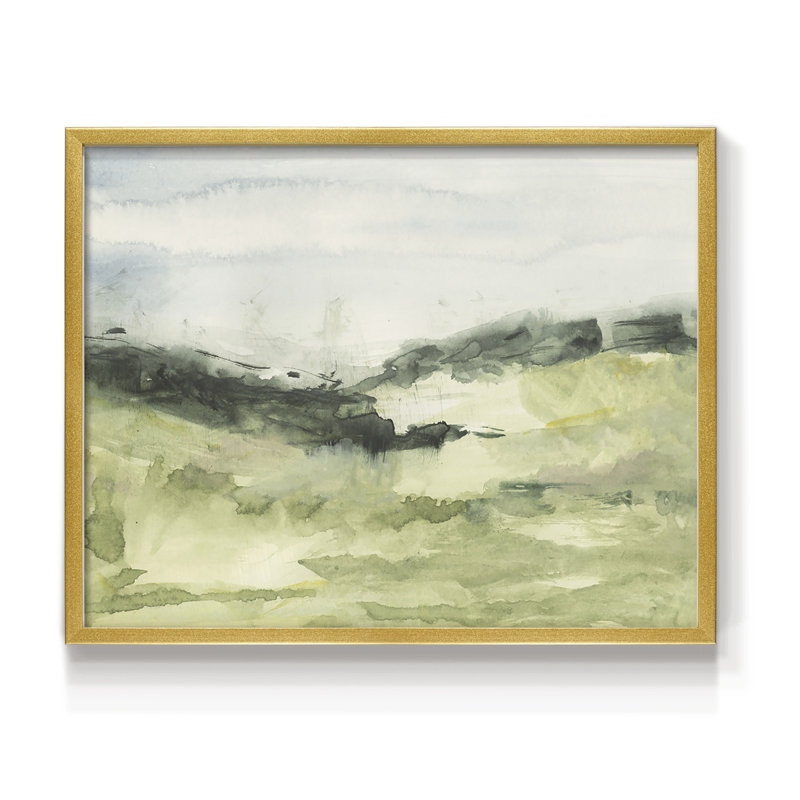 Hill Scramble II - Reproduction encadrée - Restickable, H 11 po x l 14 po