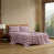 Tissu écossais robuste mauve sélectionné