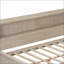 Lit de jour simple en bois de pin avec 3 tiroirs et rangement Tablettes, lait blanc antique - aucun sommier nécessaire-746120895