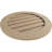 Timberthane Round Faux Wood Non-Functional Gable Vent, Primed Tan-64532665-64532664