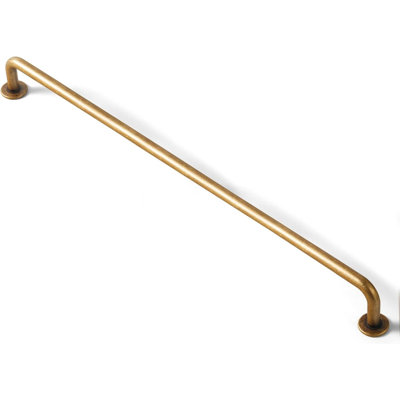 6 Pack Antique Brass Cabinet Handle Drawer Pulls,  C-C Vintage Bronze Retro Brass Appliance Pull Bar Handles Solid Zinc Alloy Kitchen Hardware For Cupboard Furniture