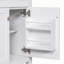 Meuble-lavabo de 30 pouces avec lavabo en céramique, armoire de salle de bain simple blanche moderne avec 2 portes et une tablette, portes à fermeture en douceur-1672368006-1672368007