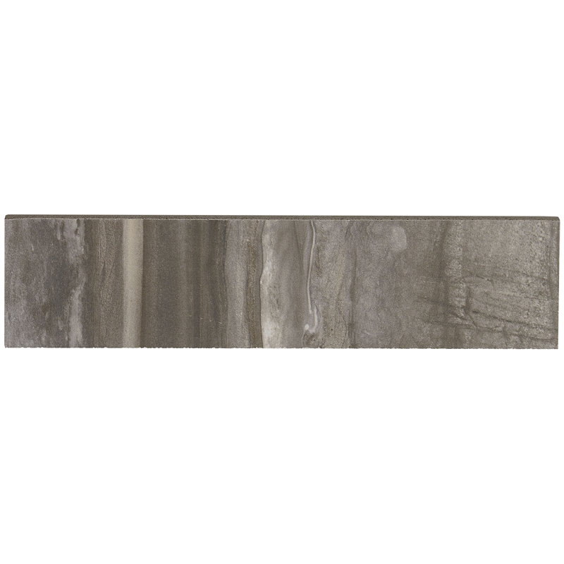 Garniture de tuile de moulure en porcelaine 12" x 3" en rivière smoky Mansfield