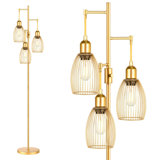 68'' Gold Tree Floor Lamp