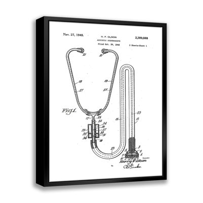 " Stethoscope Patent " by Stanley Print House