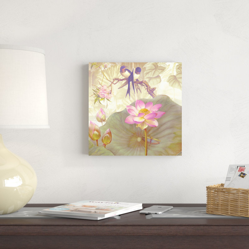 " Lotus Sanctuary IV " by Steve Hunziker, 12" H x 12" W