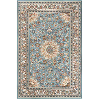 Tapis traditionnel bleu Tollefson