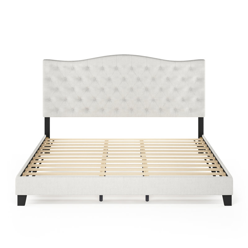 Marne Upholstered Platform Bed, King