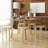 Stackable Stools Set of 6, 18-Inch Round Backless Stools for Kitchen