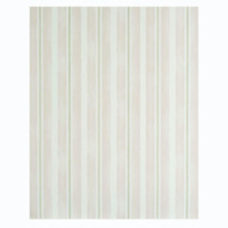 Papier peint à rayures aquarelle, Rosé