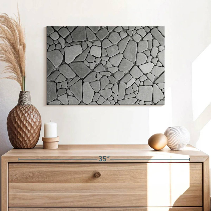 Motif de mosaïque Lilie Stone, H 16 po x l 24 po