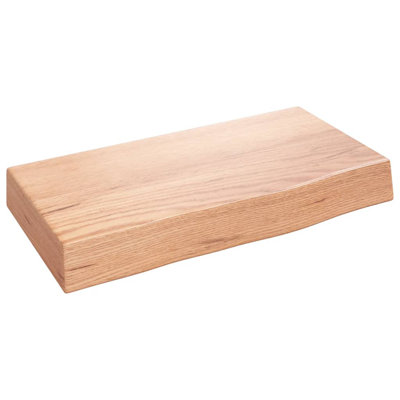 Clintonpark Oak Solid Wood Floating Shelf