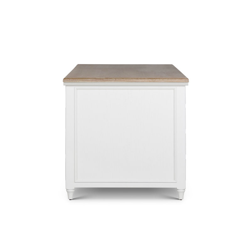 Studio Partners Desk, Whitewash, Whitewash