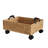 Adaline 18.11" Classic Farmhouse Handwoven Hyacinth Rectangular Underbed Storage Bin with Wheels and Handles-113468631