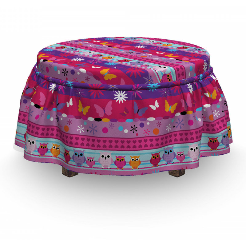 Box Cushion Ottoman Slipcover