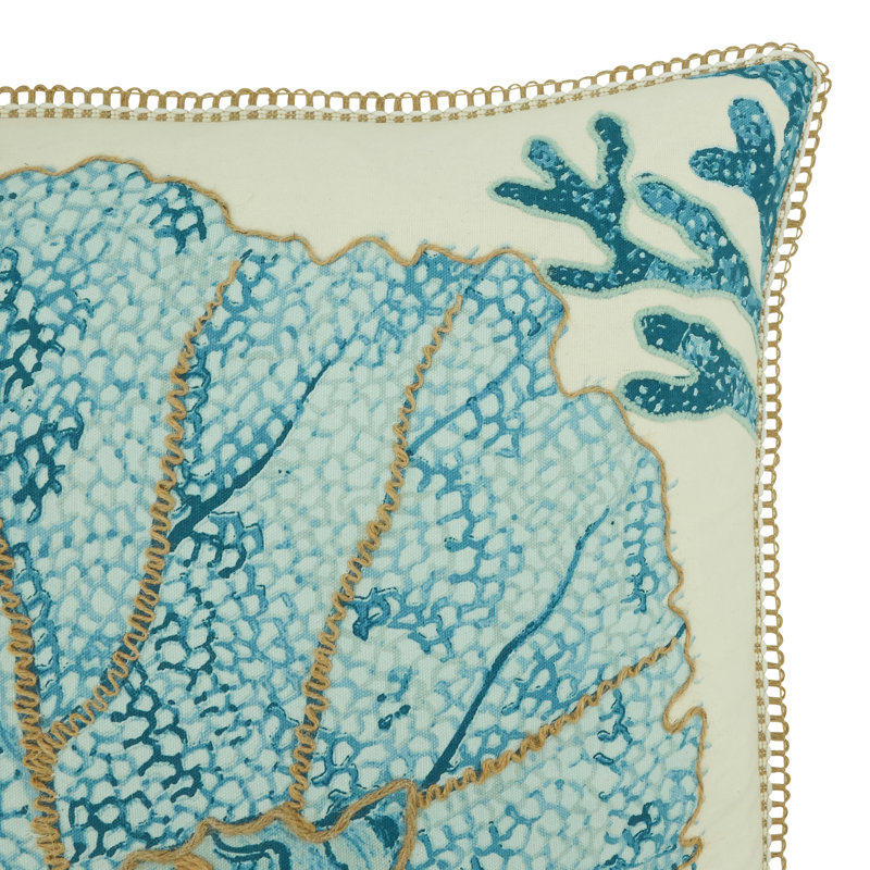 100% Cotton Throw Square Pillow Cover & Insert, Pillow Cover Only - No Insert