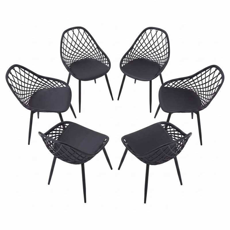 Outdoor Dining Chair Set, 6