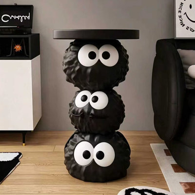 Illustration de décoration de fée en forme de boule de charbon inspirée d'une caricature