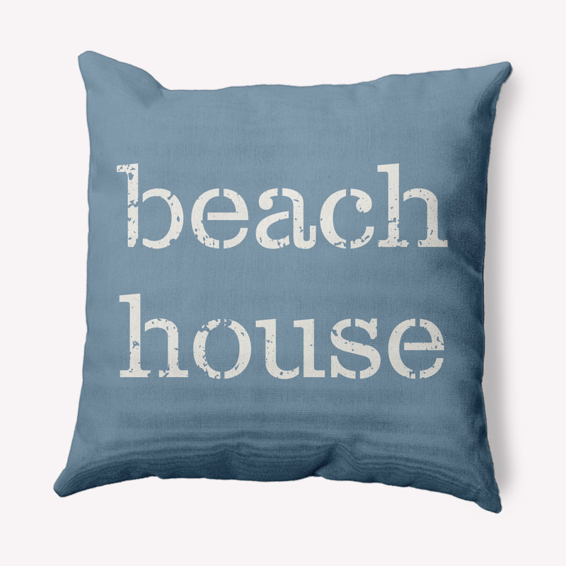 Housse et coussin d'extérieur Beach House, Fumée poussiéreuse, 26 po x 26 po