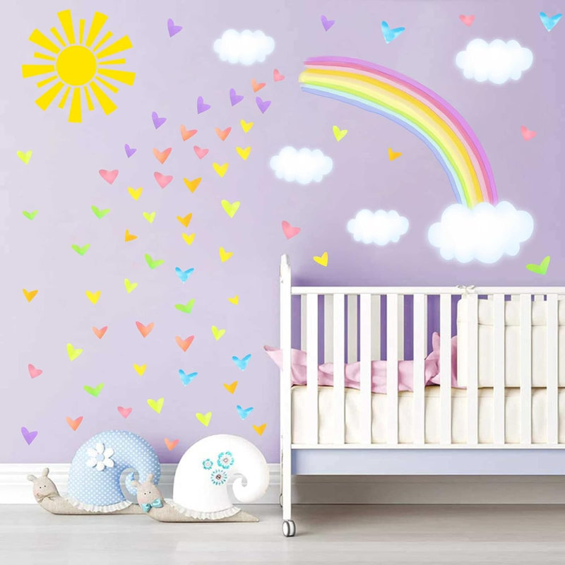 Adhésif décoratif 67 pièces Colorful Rainbow