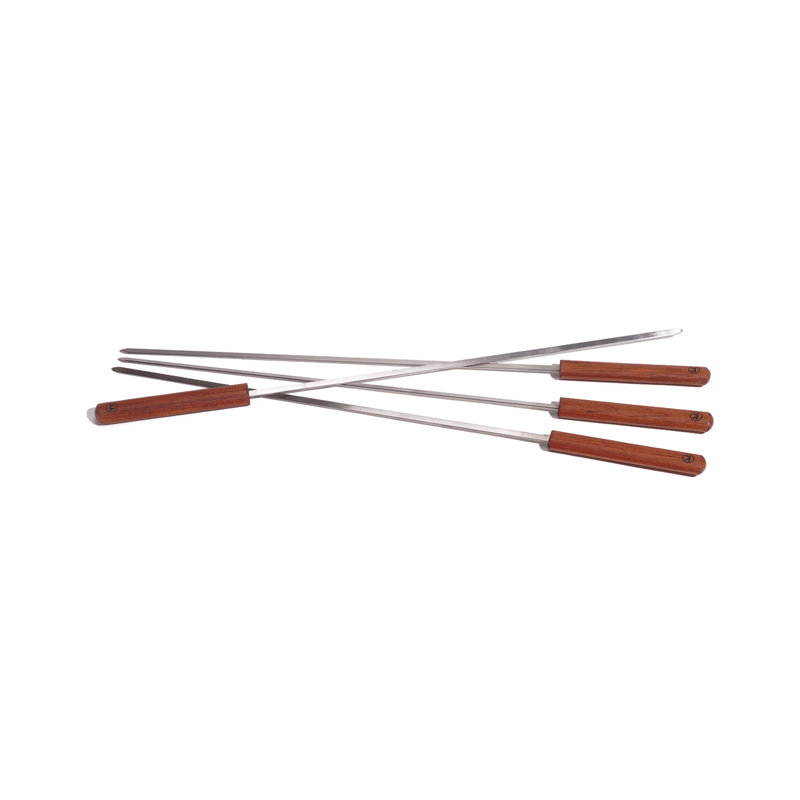 Rosewood Stainless Steel Skewer And Shish Kebab