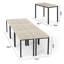 Table de conférence rectangulaire modulaire Sharle-109983065