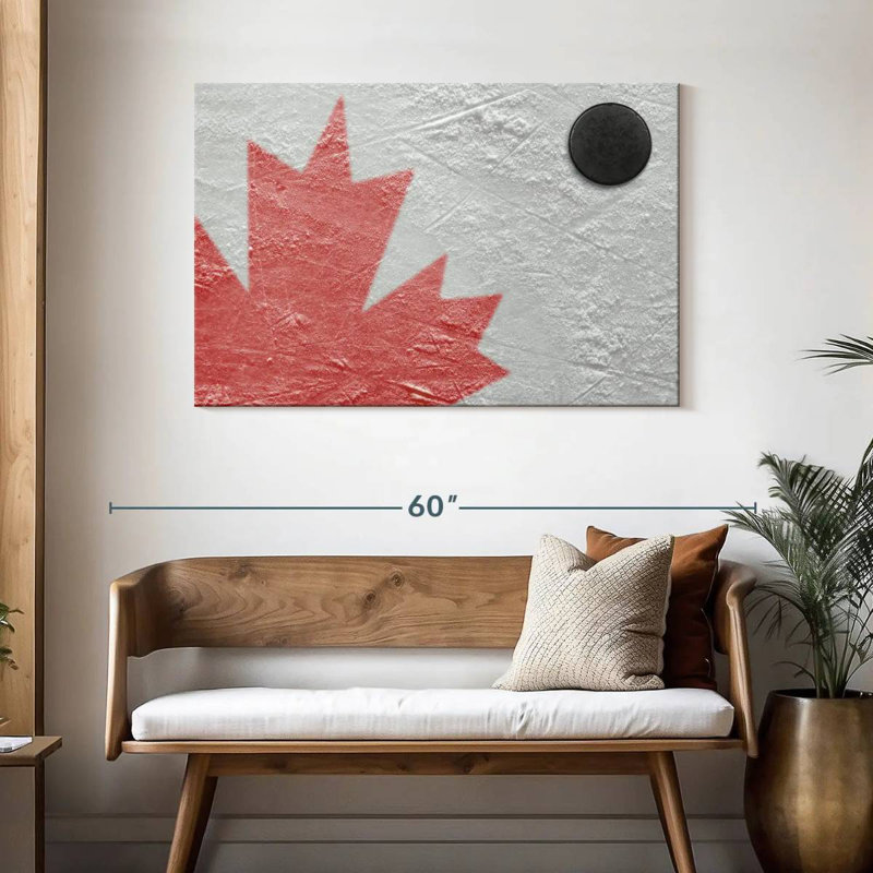 Hockey canadien, H 30 po x l 45 po