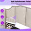 Lit de jour simple UnaAlba avec lit gigogne escamotable et ports USB, canapé-lit rembourré pour espaces compacts-1310825215