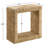 Colston Natural Seagrass Cube Accent End Table