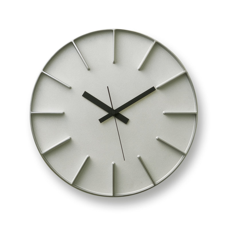 Brookhn Metal Wall Clock, Aluminum