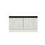 Support de couloir moderne, blanc, 35,4 po x 19,7 po x 19,7 po | 100% panneau de particules enduit de mélamine, épaisseur: 0,7 pouce | Solution de rangement élégante et fonctionnelle pour le vestibule, durable et facile à nettoyer