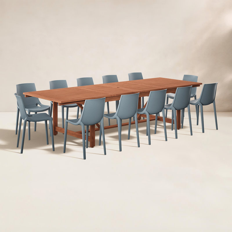 Ensemble repas 13 pièces Anautica, Gris