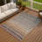 Machine Washable Indoor/Outdoor Emelia ACN2315 Stripes Rug-559549895