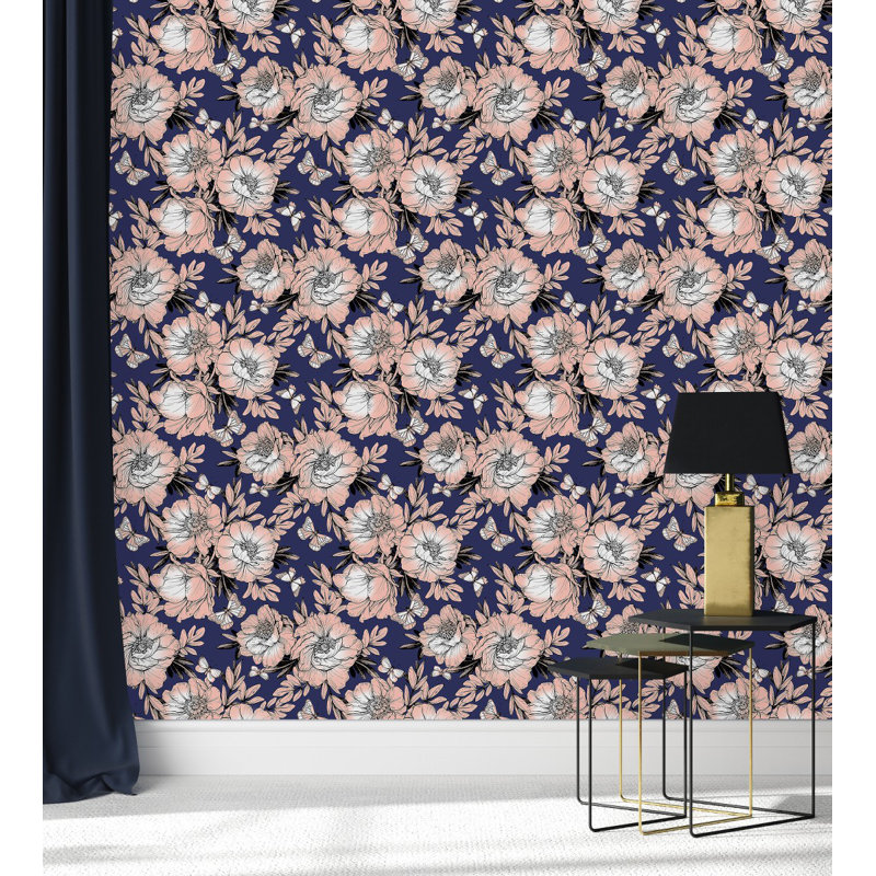 Floral Tile, 2.08' W x 10.42' L