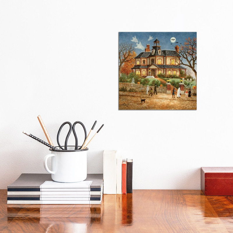 You Go First by Dennis Lewan - Wrapped Canvas Painting, 30.48 cm H x 30.48 cm W