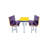 Booth Seating with Table - Package-40290569