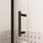 Adjustable Tempered Glass Single Sliding Shower Door