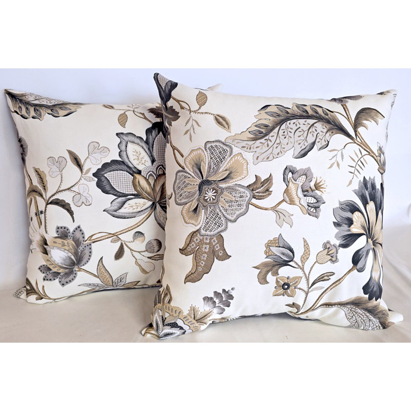 Zanzibar 2-Set Decorative Pillows, Gray